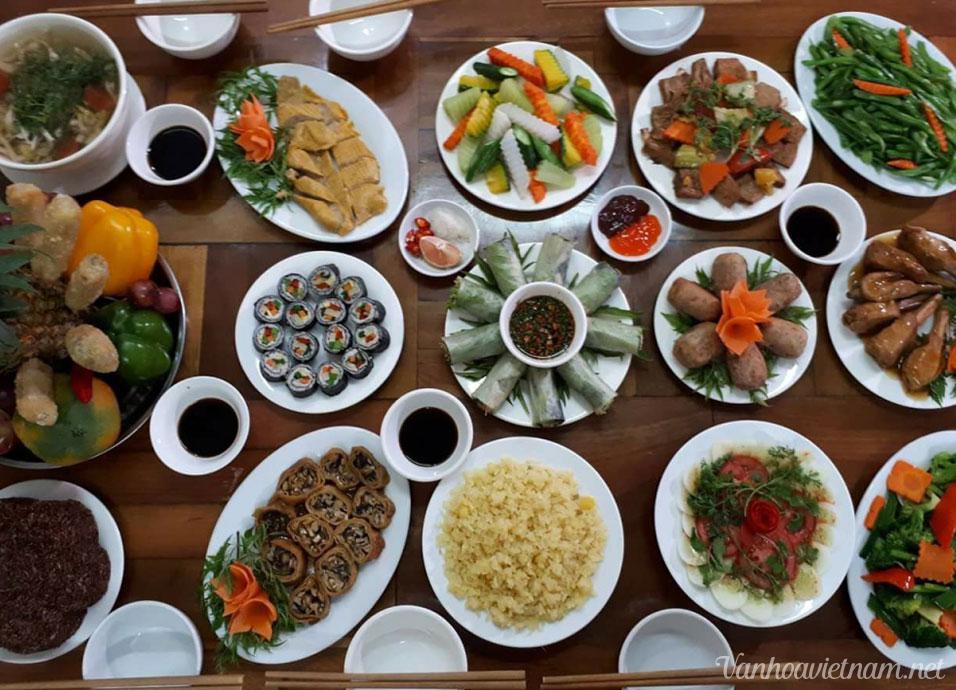 Cỗ chay Đào Xá 1