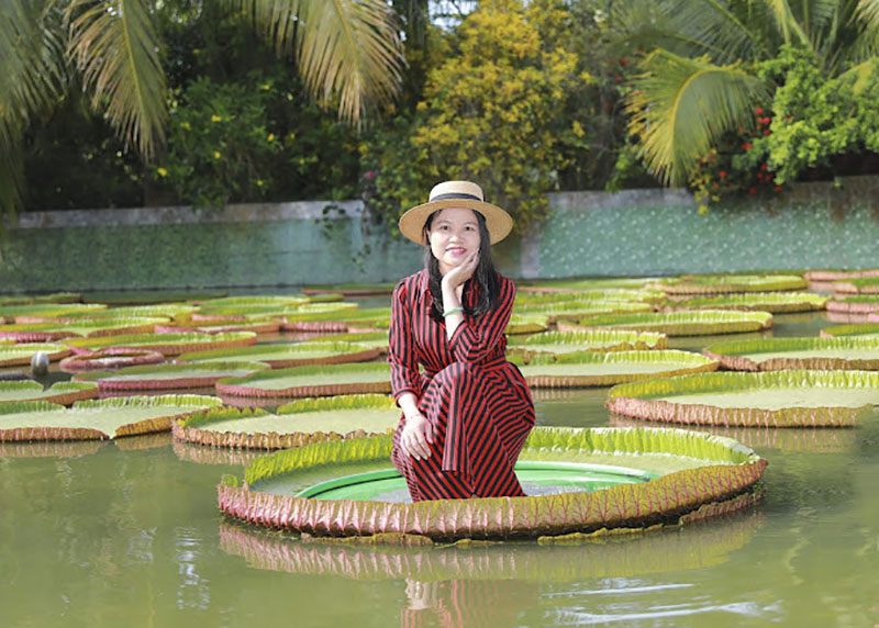 Vãn cảnh chùa Lá Sen, chiêm ngưỡng “vua” của các loại sen khổng lồ 11