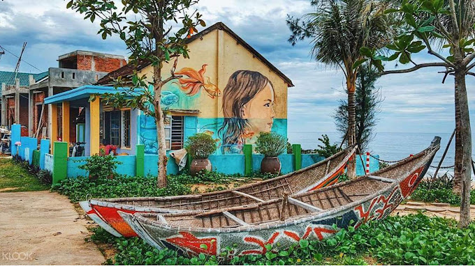 Làng bích họa Tam Thanh – “Bảo tàng tranh” rực rỡ, sống động