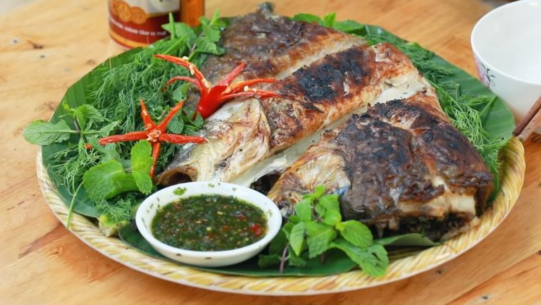 Pa Pỉnh Tộp – Cá nướng gập: Món ăn “đặc sản văn hóa” của người Thái Điện Biên