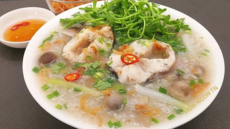 Cháo cá lóc rau đắng – Xã Long Hồ, tỉnh Vĩnh Long 
