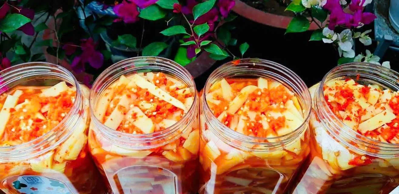 Măng ớt ngâm mác mật – Hương vị của núi rừng xứ Lạng 3