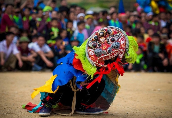 Múa sư tử mèo - linh hồn ngày hội Xuân của người Tày, Nùng xứ Lạng 3