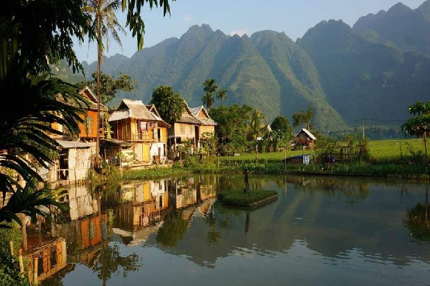 Bản Lác Mai Châu - Vẻ đẹp yên bình nơi núi rừng 7