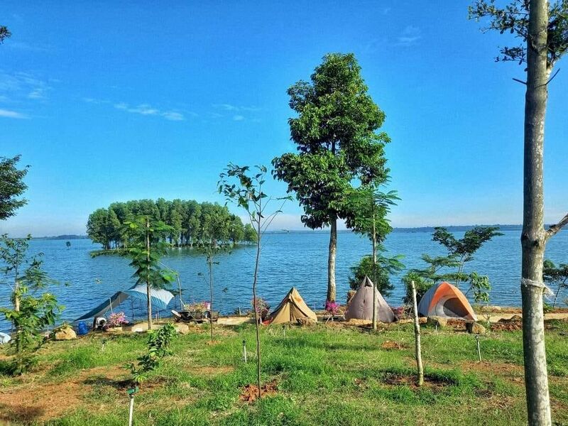 Chill cùng trải nghiệm camping Hồ Trị An cực lãng mạn 7